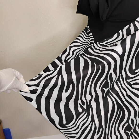 S-DEER Long Sleeve Zebra Pattern Dress – Size XL – New with Tags - Picture 6 of 16